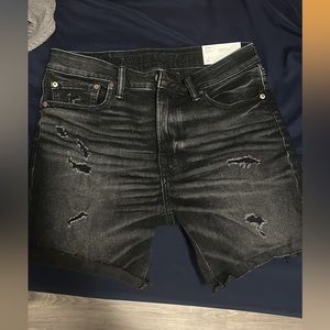 Brand new black American eagle jean shorts size 30